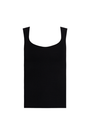 Top with side slits