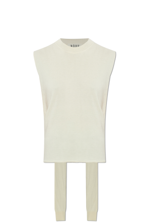 Top with open back