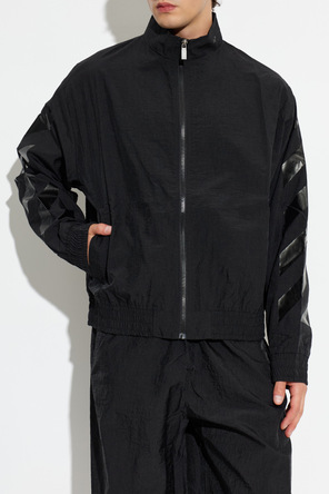 Off-White Chaqueta ligera con cuello alto