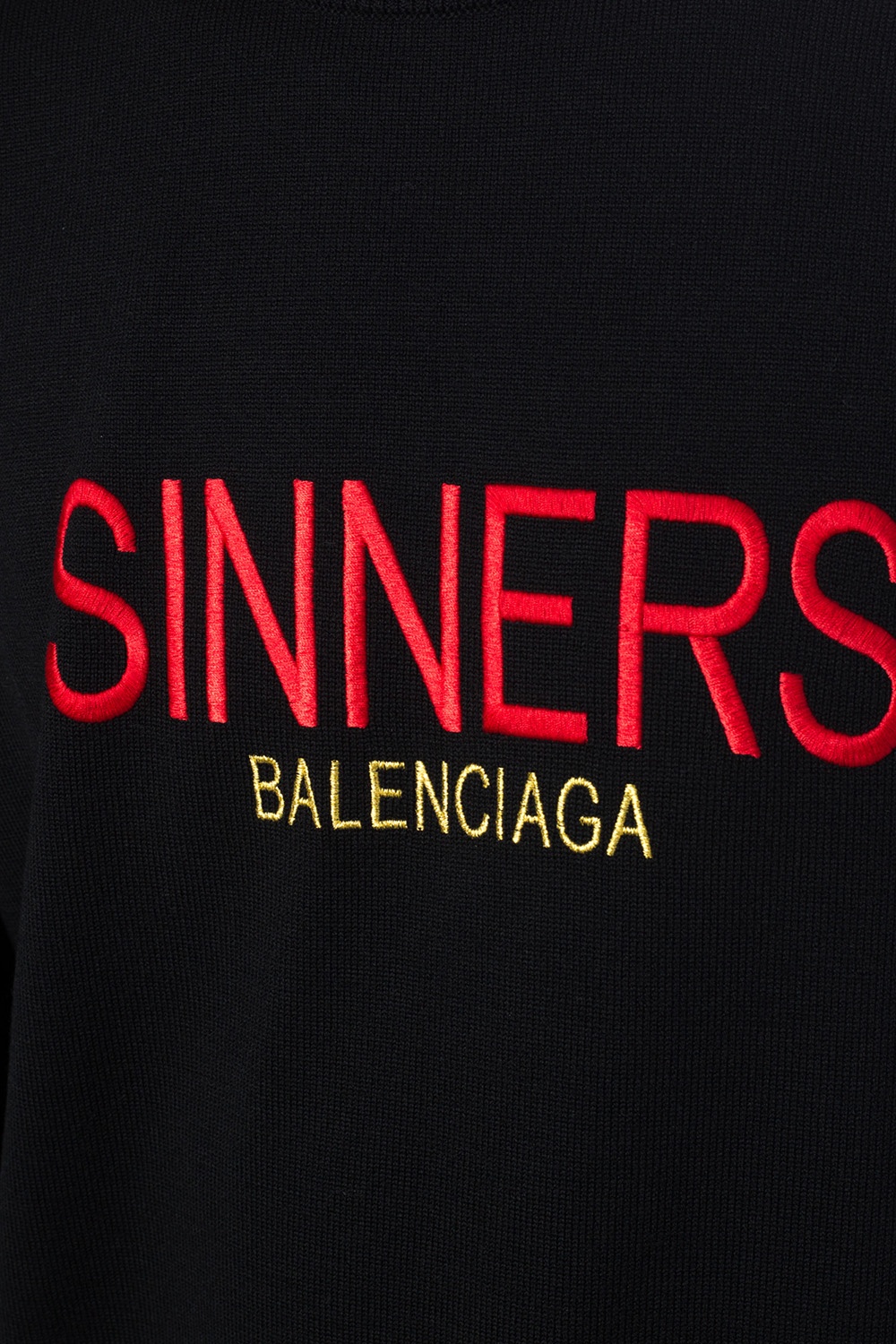 Logo Appliqued Sweater Balenciaga Vitkac Gb