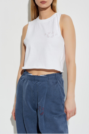 T by Alexander Wang Top con logo