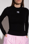 T by Alexander Wang BLACK Top with logo