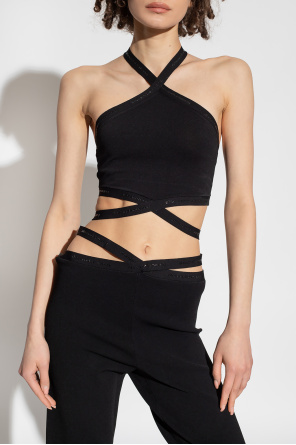 T by Alexander Wang Cropped top with logo