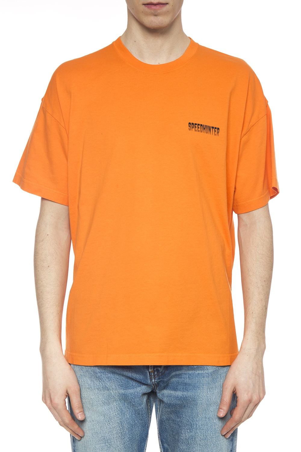 balenciaga orange shirt