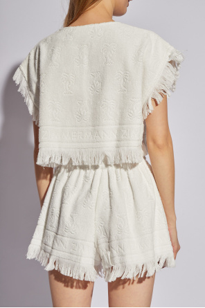 Zimmermann Terry cotton cropped top