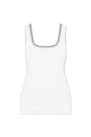 Top z połyskującymi kryształami