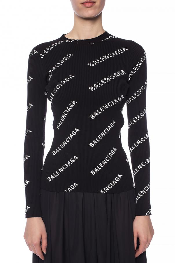 balenciaga ribbed sweater