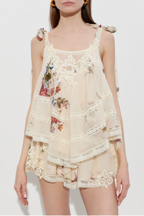 Zimmermann Top mit Blumenmuster