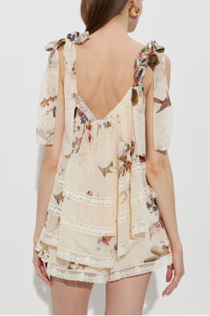 Zimmermann Top mit Blumenmuster
