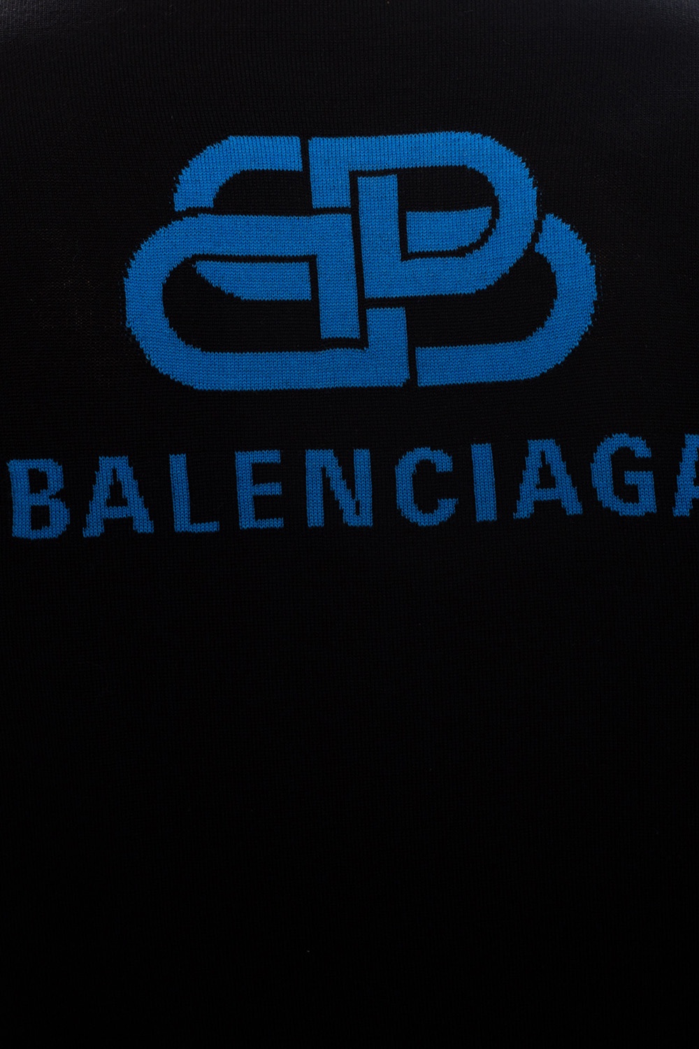 Balenciaga dress sweater with logo