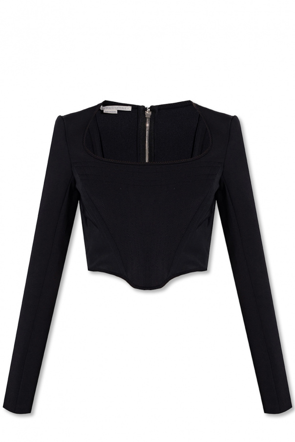 Stella McCartney Long-sleeved corset top