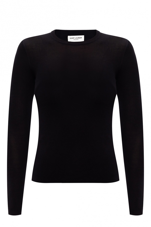 Saint Laurent Ribbed top