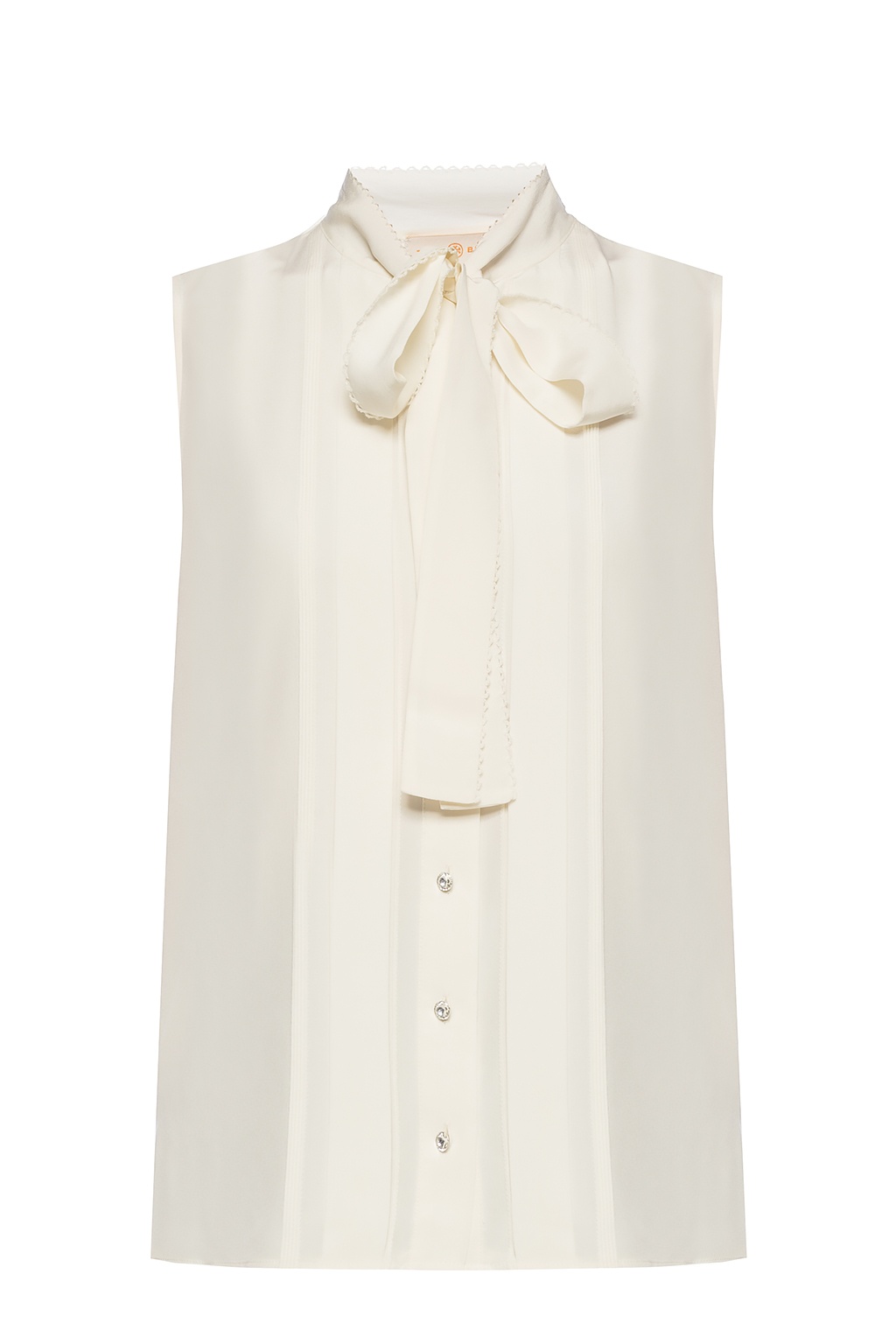 Cream Silk sleeveless top Tory Burch - Vitkac France