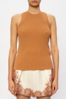 Zimmermann beige Ribbed tank top