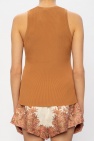 Zimmermann beige Ribbed tank top