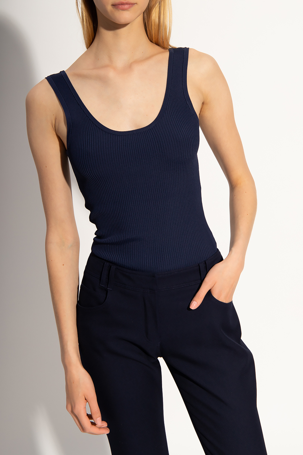 Zimmermann Ribbed sleeveless top