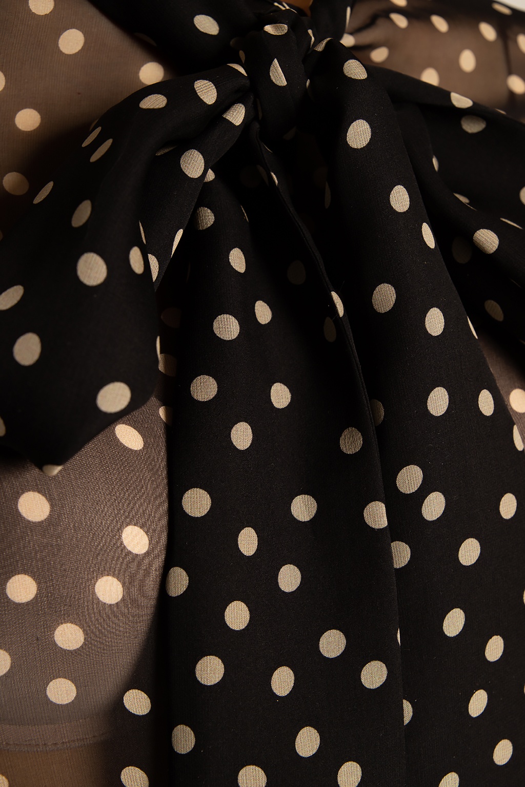 Saint Laurent Shirt with polka dot print