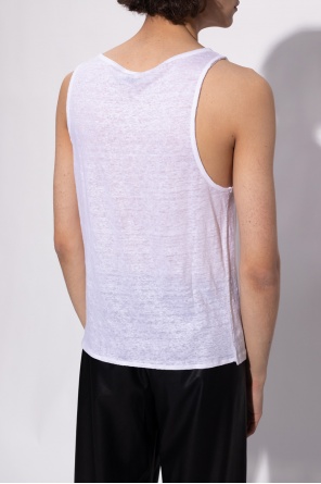 Saint Laurent Linen tank top