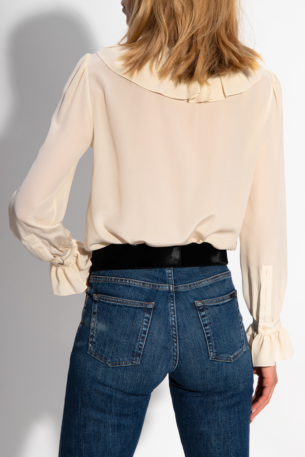 Saint Laurent Ruffled top