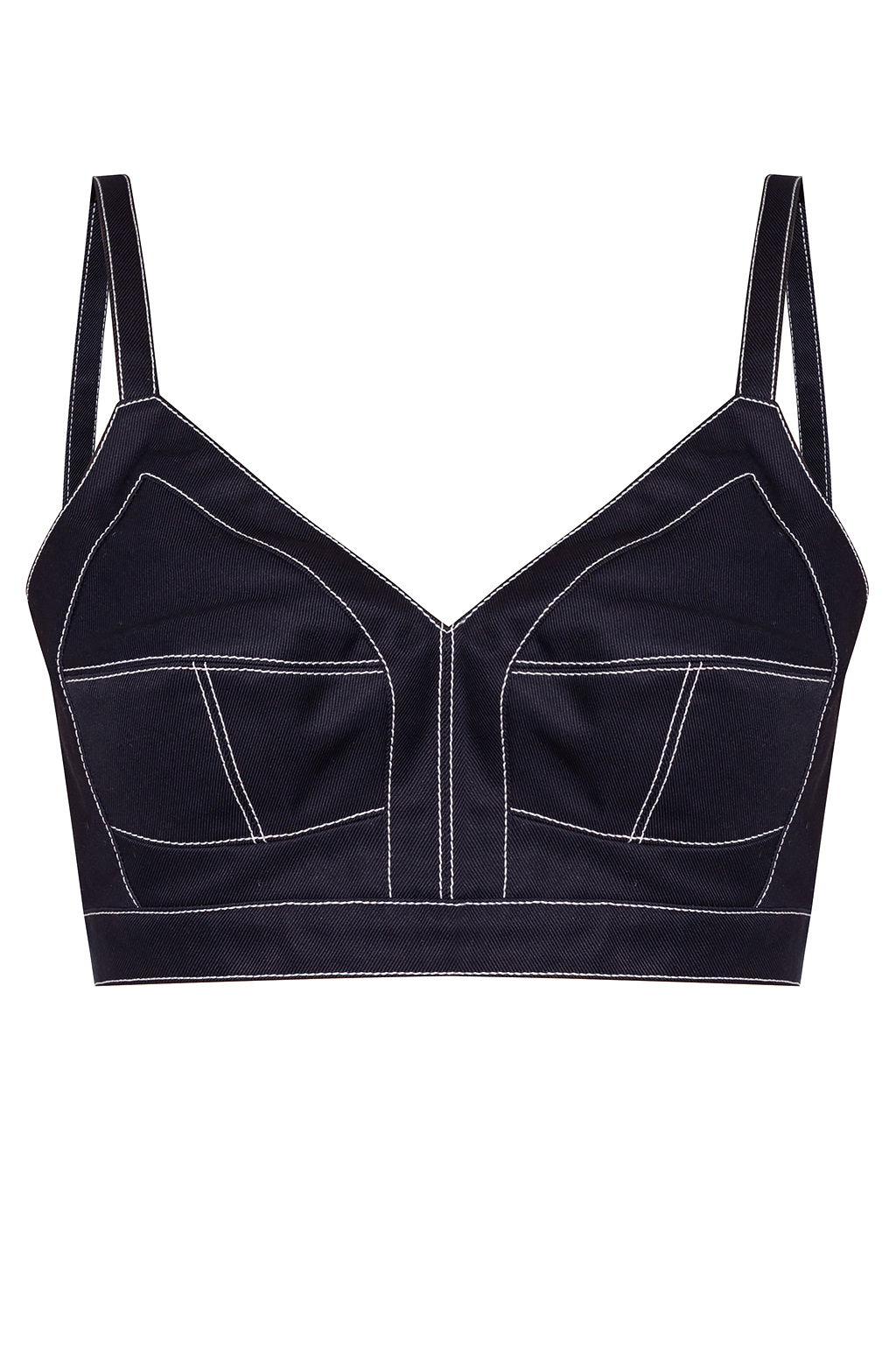 Alexander McQueen Sleeveless crop top