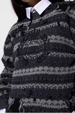 Balenciaga Patterned Courtside sweater