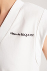 Alexander McQueen Logo-embroidered tank top