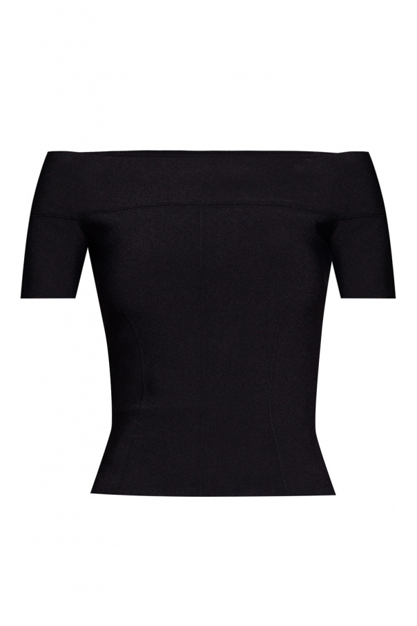 Alexander McQueen Off-the shoulder top