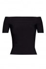 Alexander McQueen Off-the shoulder top