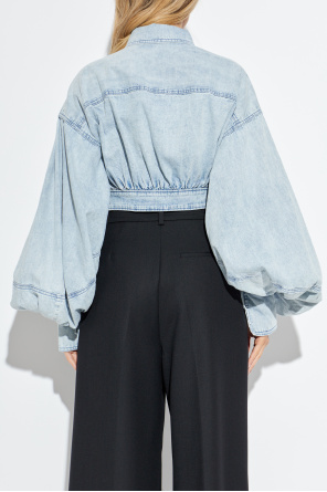 Zimmermann Camisa vaquera con lazada decorativa