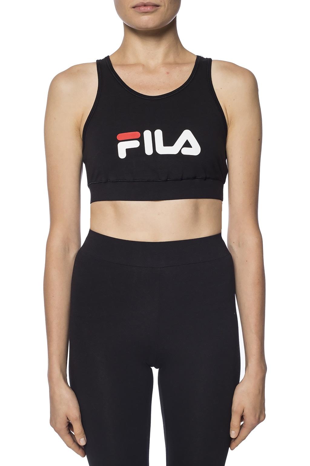 Black Sports bra with logo Fila - Vitkac Canada