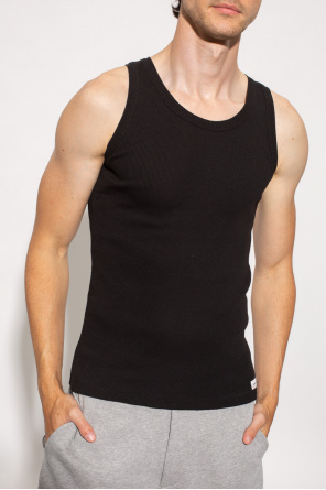 Alexander McQueen Cotton sleeveless T-shirt
