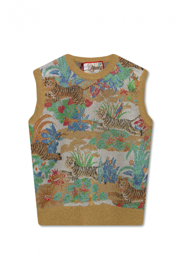Gucci Jacquard vest from the ‘Gucci Tiger’ collection