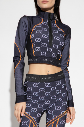 gucci Pre-AW20 Crop top with monogram