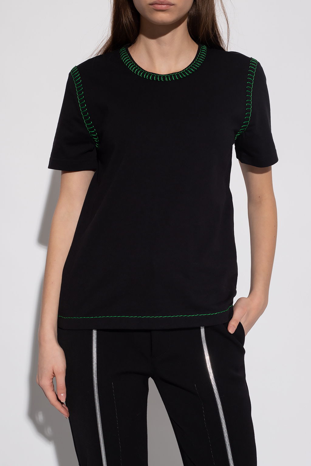 Bottega Veneta T-shirt with decorative stitching