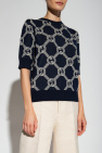 Gucci NAVY BLUE Sweater with monogram