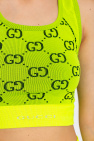 gucci Heads Training top with monogram