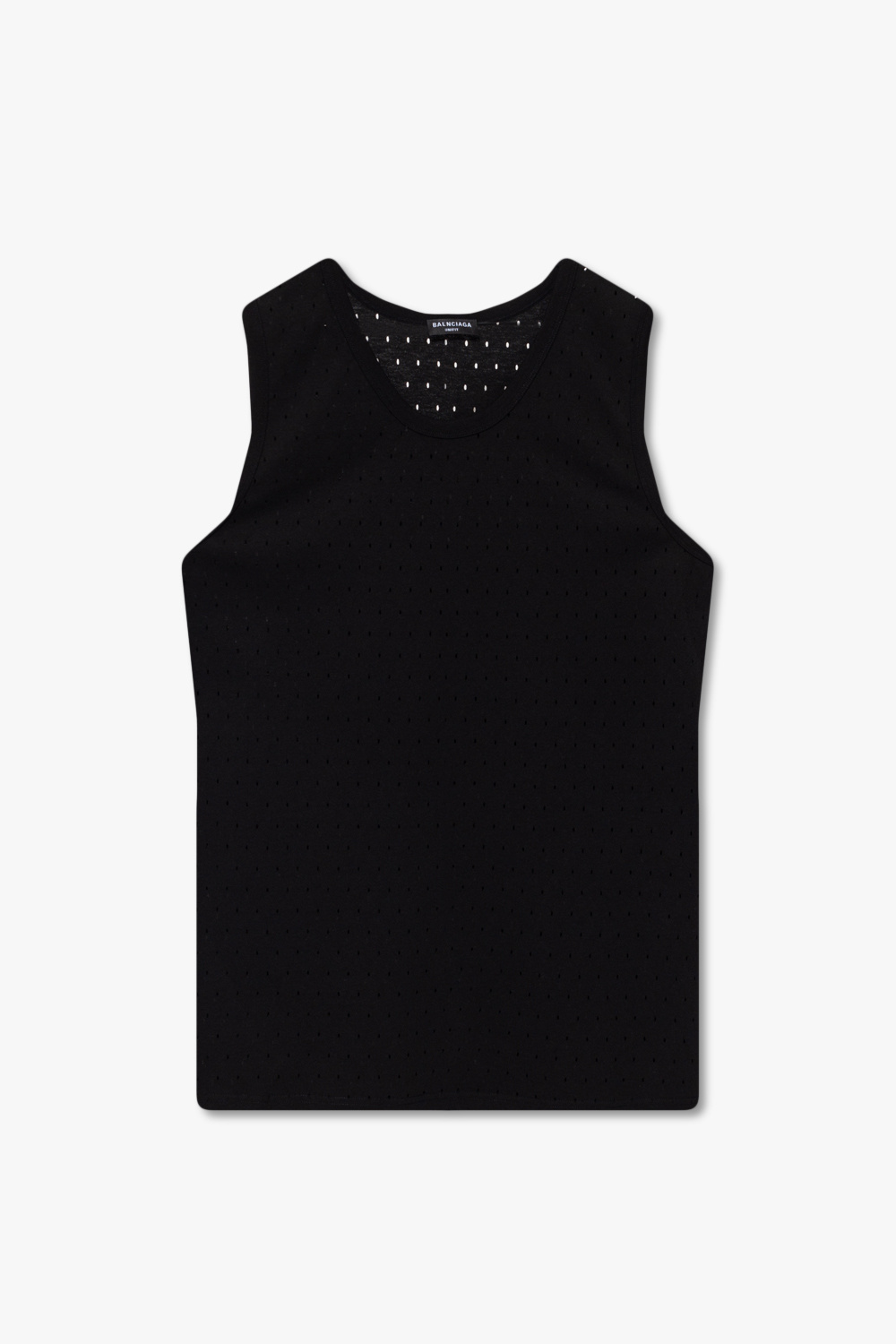 Balenciaga Perforated sleeveless T-shirt