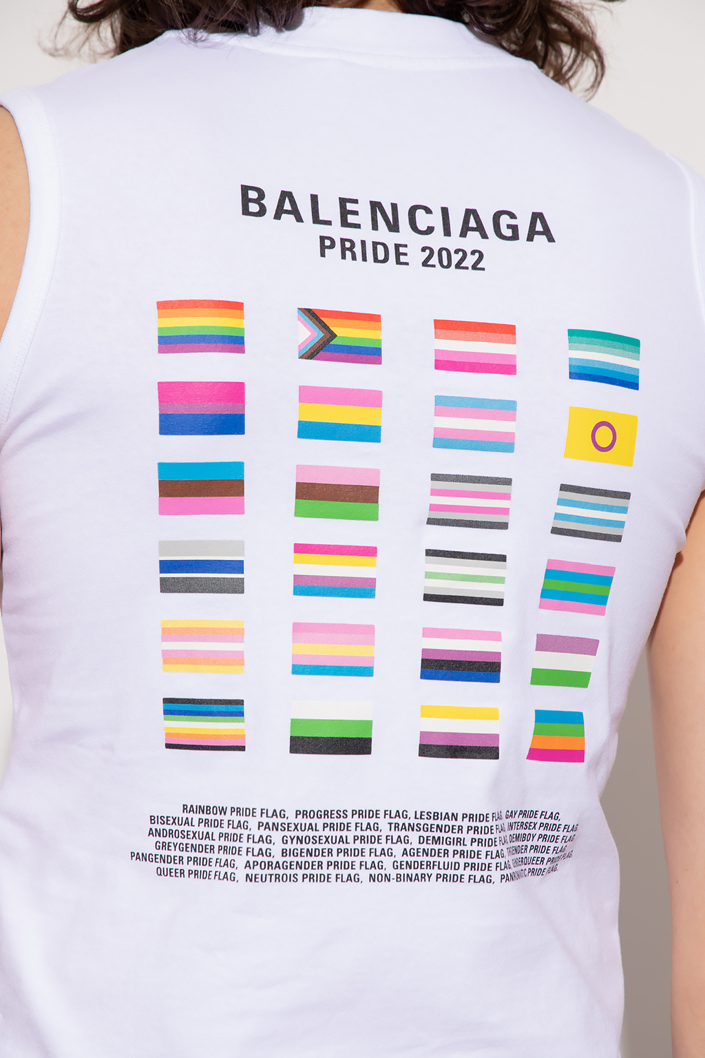 Balenciaga ‘Pride 2022’ sleeveless T-shirt