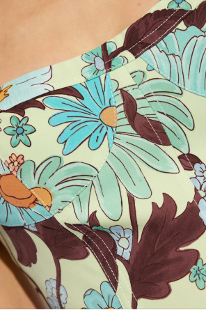Stella McCartney Tank top with floral motif