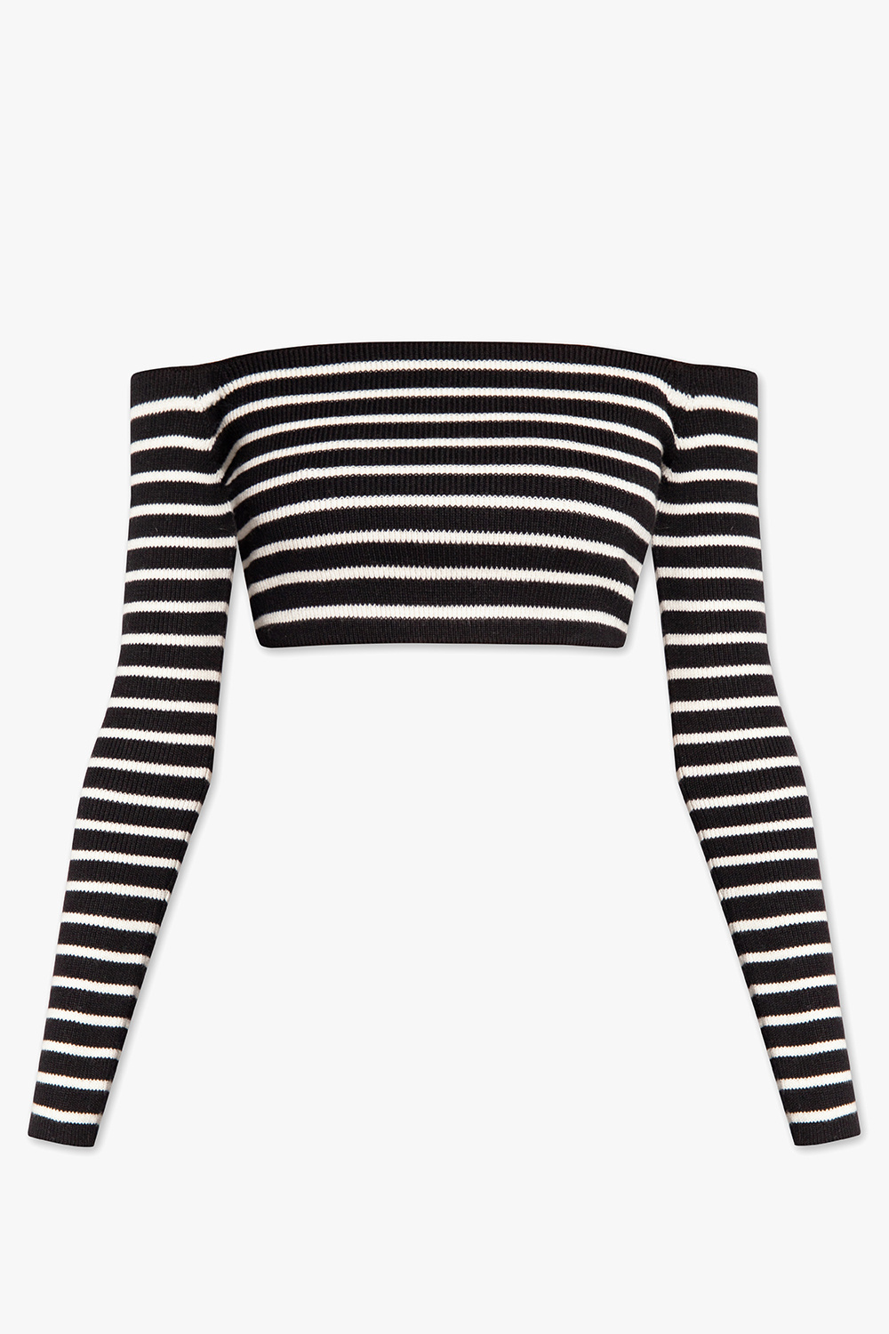 Saint Laurent Off-the-shoulder crop top