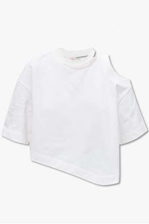 Biały t shirt z logo Givenchy retro w różnych kolorach
