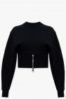 Alexander McQueen BLACK Zip-up sweatshirt