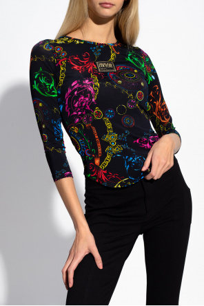 Versace Jeans Couture paisley-print puffer jacket Schwarz