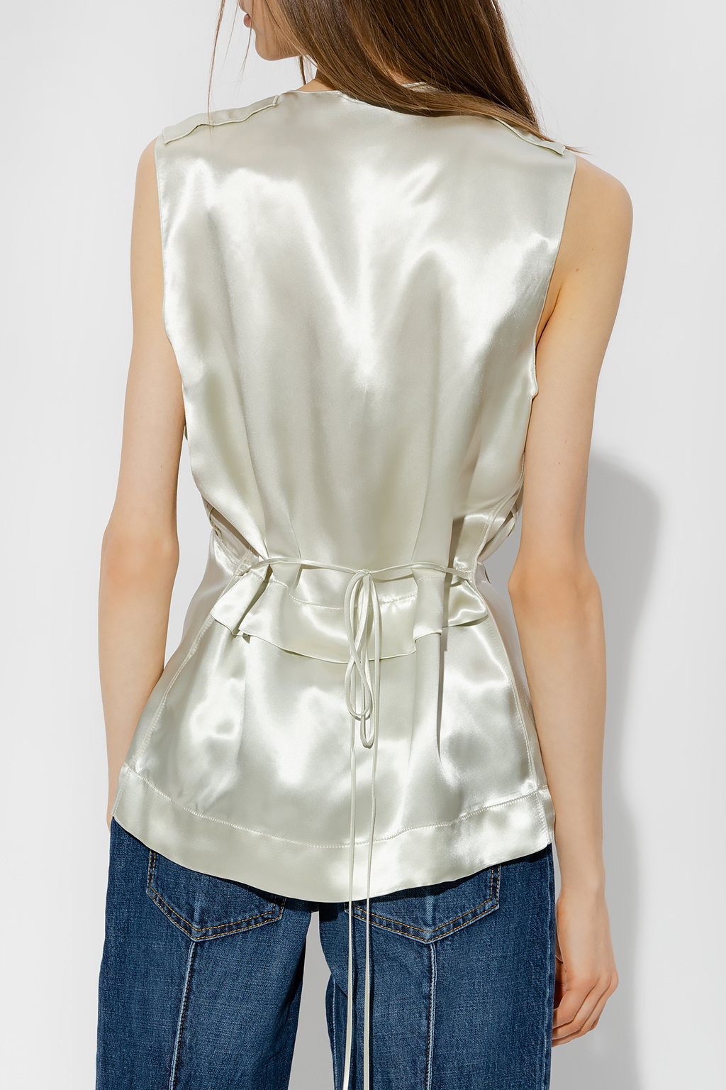 Bottega Veneta Satin top