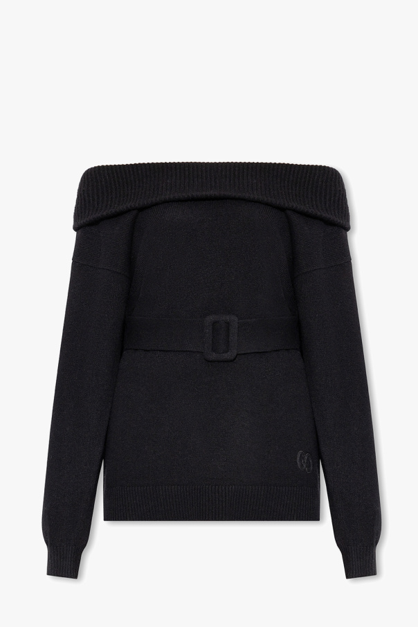 gucci 24.5cm Asymmetric sweater