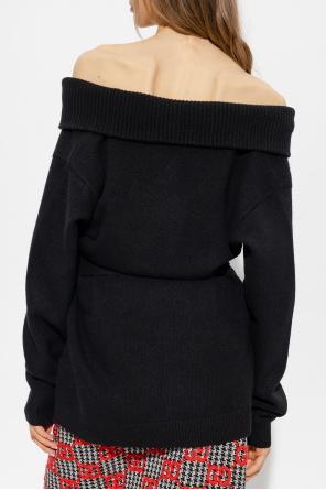 gucci 24.5cm Asymmetric sweater