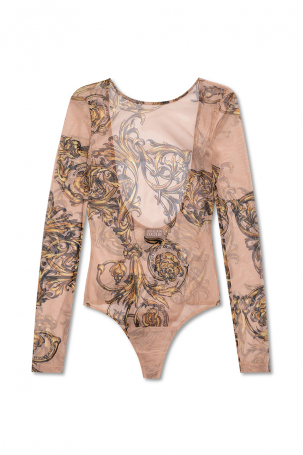 Versace jeans Bear Couture Semi-sheer bodysuit