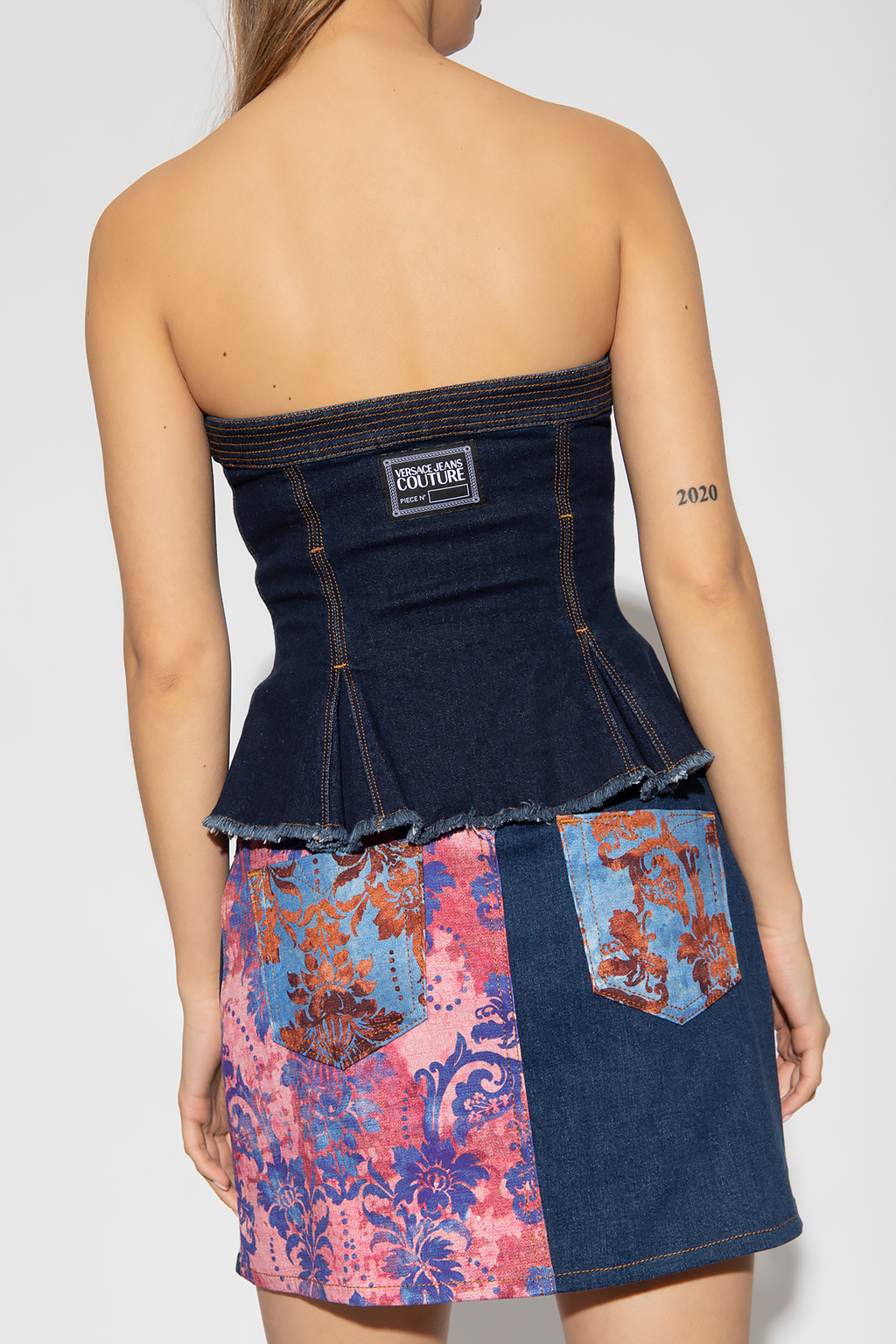 handbag calvin klein ruffle jeans sculpted mono shoulder pouch k60k608930 bds Denim top