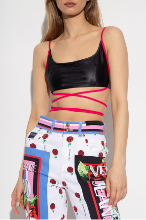 Versace Jeans Couture Cropped tank top