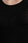 Saint Laurent BLACK Sleeveless T-shirt